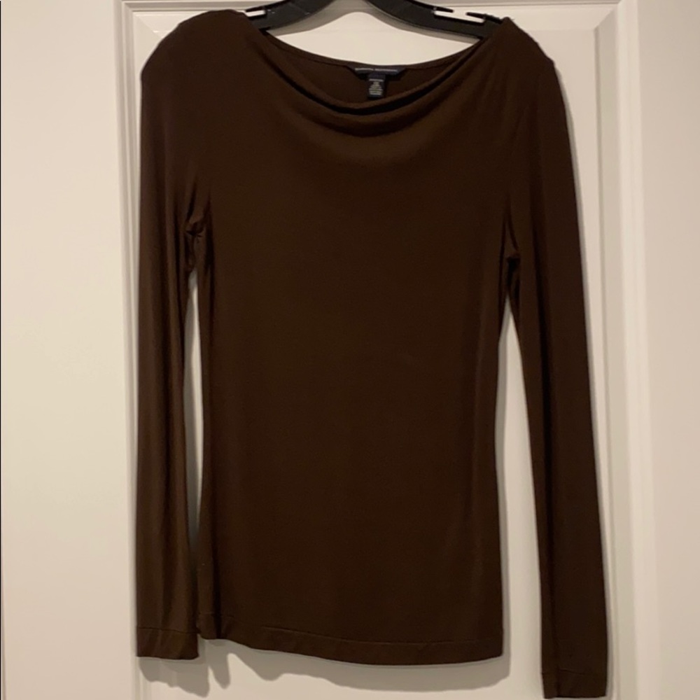 Banana Republic bateau/cowl neck top